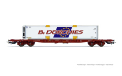 Jouef HJ6279 - H0 - Containertragwagen S70 B. Dorchies, TOUAX, Ep. VI
